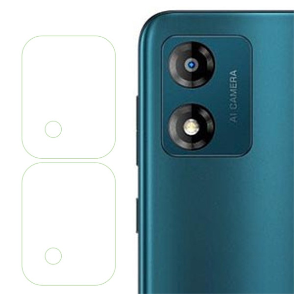 Два броя удароустойчив стъклен протектор за камера за Motorola E13 Два броя удароустойчив стъклен протектор за камера за Motorola E13