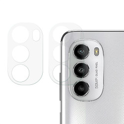 Два броя удароустойчив стъклен протектор за камера за Motorola G82 5G