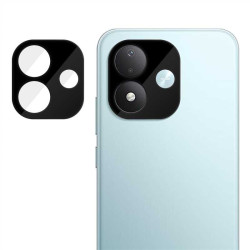 Удароустойчив стъклен протектор за камера за Xiaomi Redmi Note 17 4G/5G - черна рамка