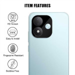 Удароустойчив стъклен протектор за камера за Xiaomi Redmi Note 17 4G/5G - черна рамка - 1 Удароустойчив стъклен протектор за камера за Xiaomi Redmi Note 17 4G/5G - черна рамка - 1